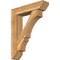 Ekena Millwork Balboa Slat Rough Sawn Bracket w/ Offset Brace, Western Red Cedar, 8"W x 34"D x 42"H BKT0806X34X42BOA06RWR - alternate 1